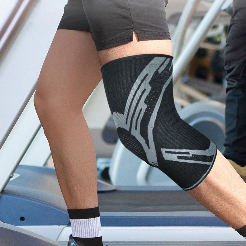 Sports Knee Brace ,Black White Colors