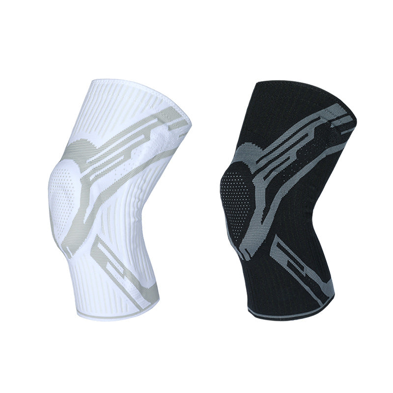 Sports Knee Brace ,Black White Colors