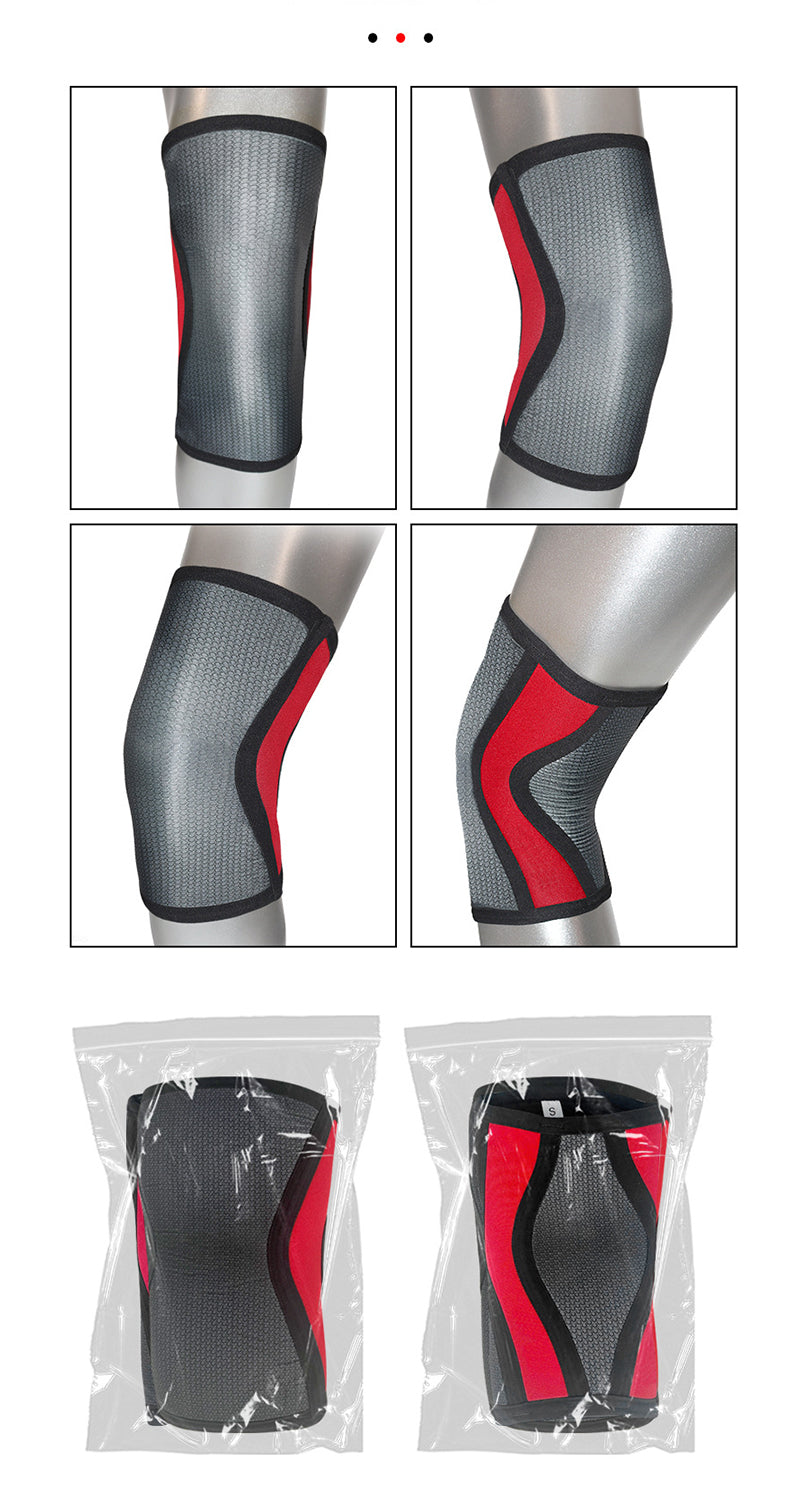 Professional weightlifting knee pads