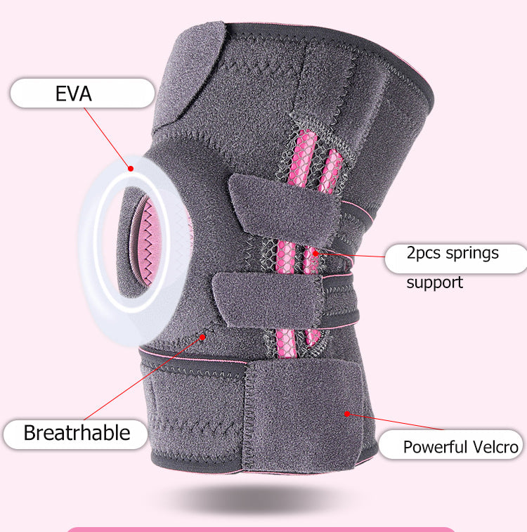 Support Knee Brace ,Spring Support EVA Pads