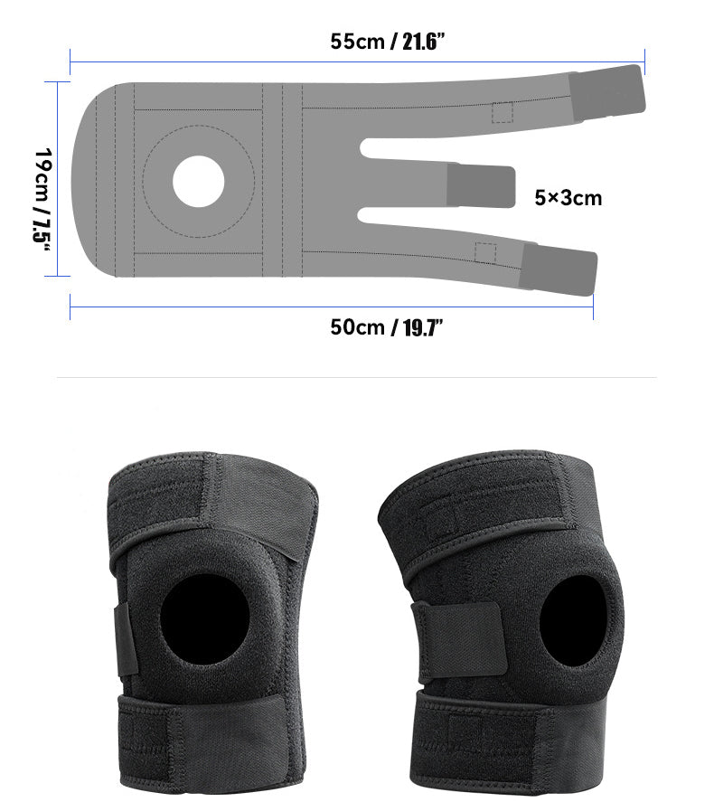 Support Knee Brace with 4 Springs