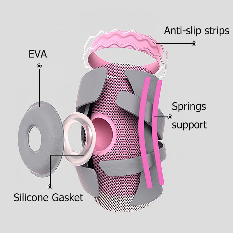 Support Knee Brace ,Spring Support EVA Pads