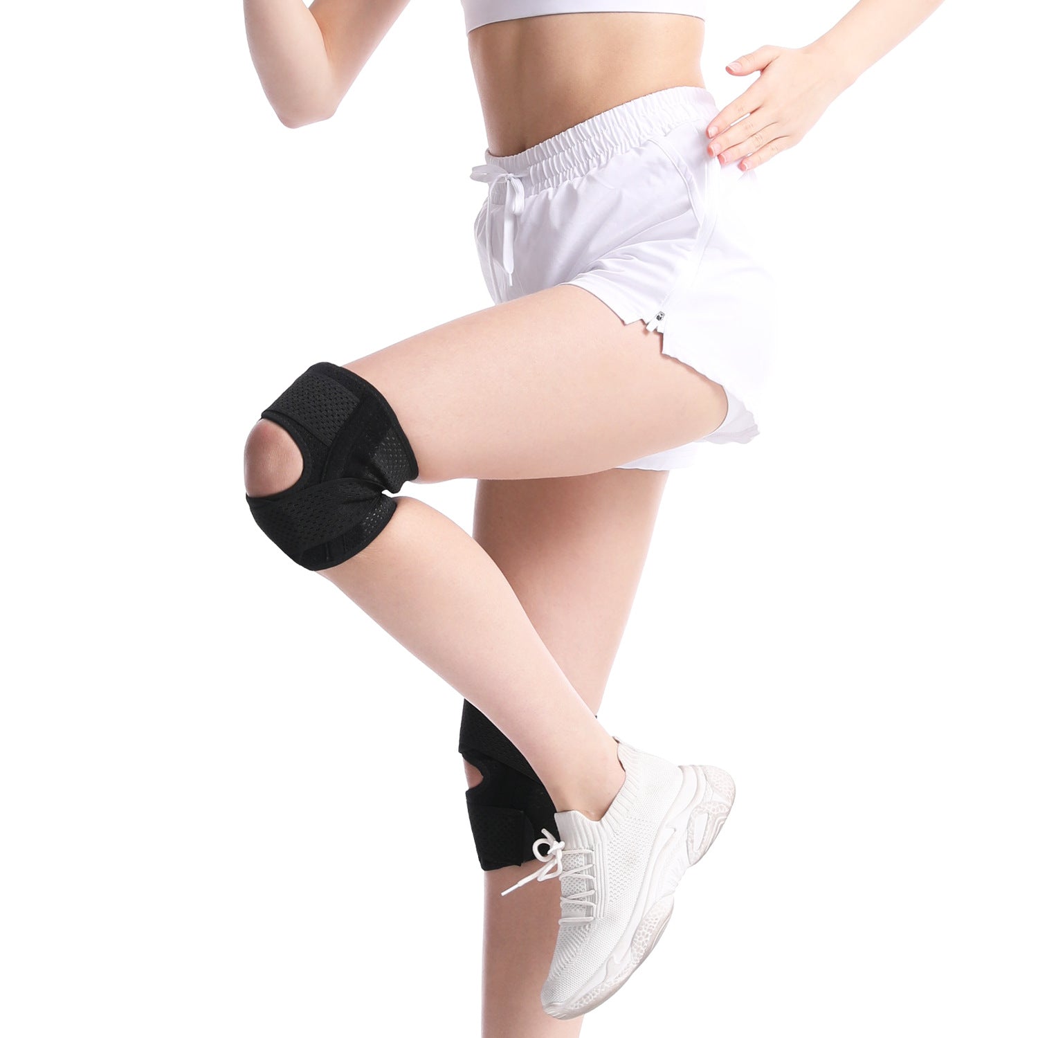 Knee Brace with Strap,2 Springs