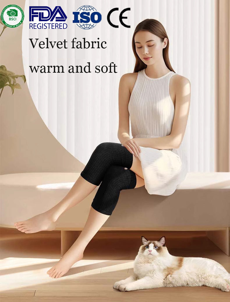 2pack Warm velvet knee sleeve,40-100kg