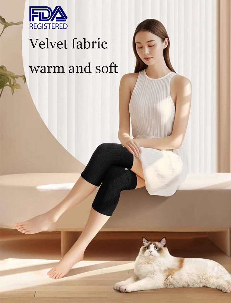 2pack Warm velvet knee sleeve,40-100kg