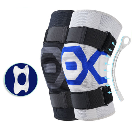 Adjustable Knee Support with Double Strap Fixing