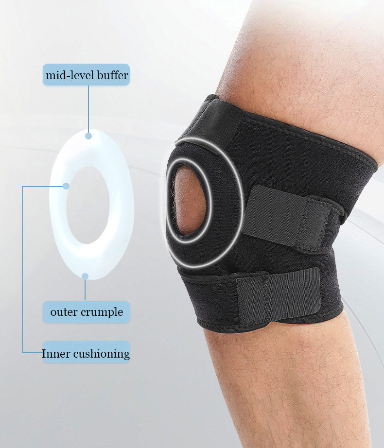 Knee Brace with Straps, Patella EVA Pads