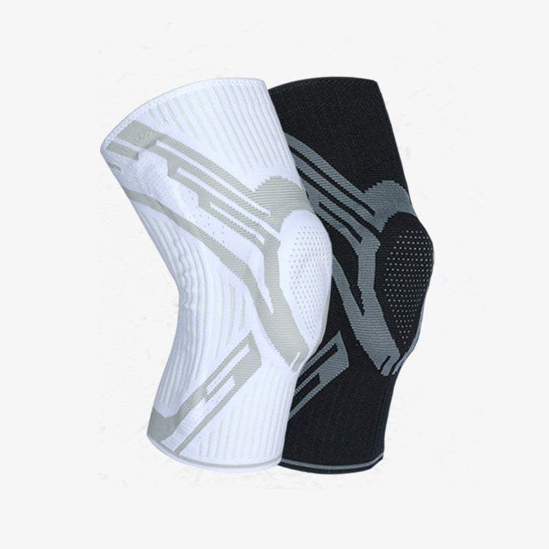 Sports Knee Brace ,Black White Colors