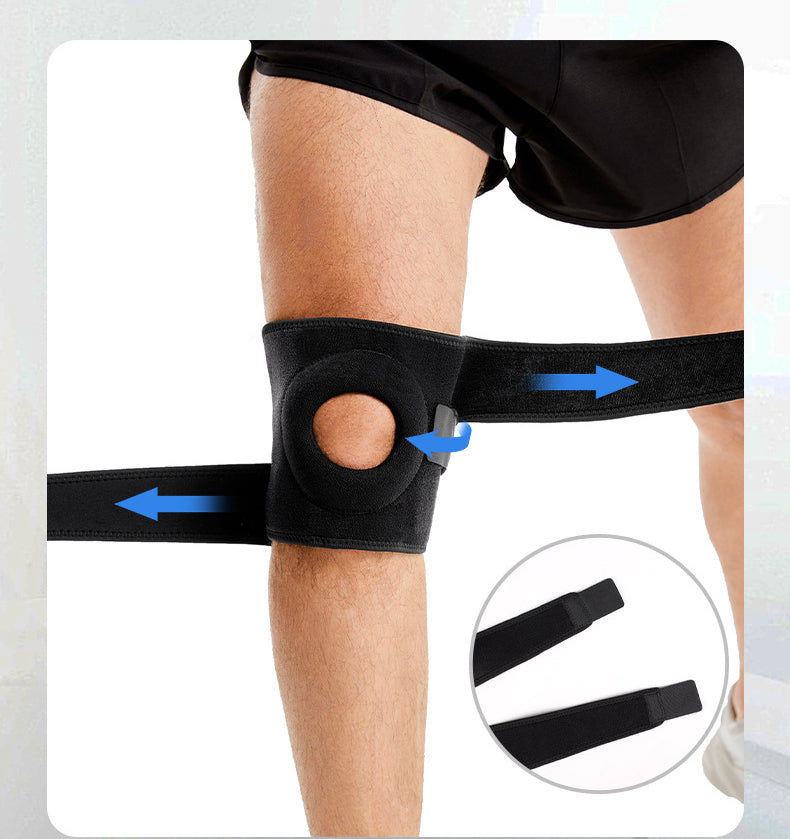 Knee Brace with Straps, Patella EVA Pads