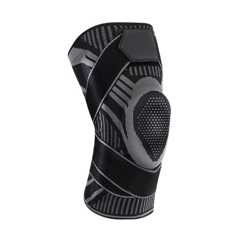 Knee Brace Compression Sleeve with Strap